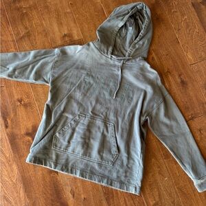 All Saints Charcoal Hoodie Sweater